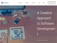 Tablet Screenshot of andplus.com